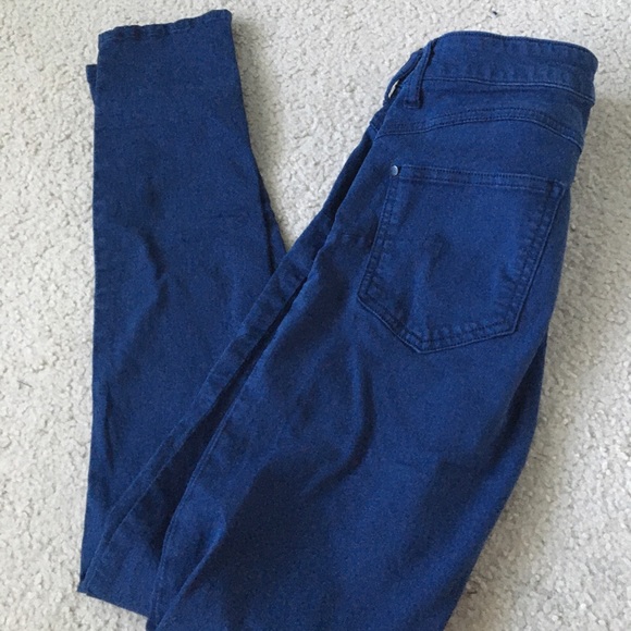 Forever21 Navy Blue Jeans - Picture 3 of 4